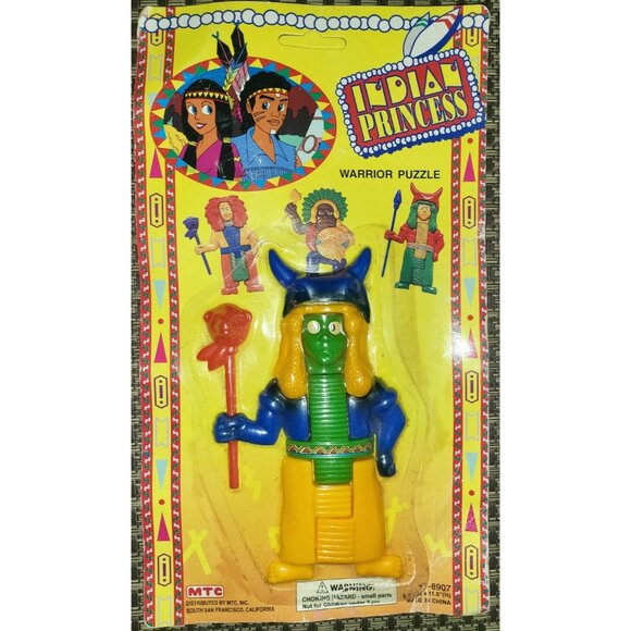 VINTAGE Indian Princess Warrior Puzzle By MTC, Inc ULTRA RARE! - Picture 1 of 6